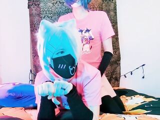 Slutty Little Catboy Likes Taking Weenie