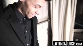 Cute boy Danny strips his clothes to gobble my friends throbbing cock until cumshot