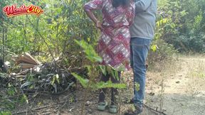 Cute girl with forrest happened unexpected hot romance