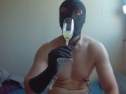 Drinking CUM in a champagne glass - Fetish - Gokkun