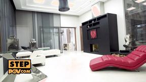 ”POV - Stepdaughters Alexis Crystal & Lilu Moon seduce you for threeway”