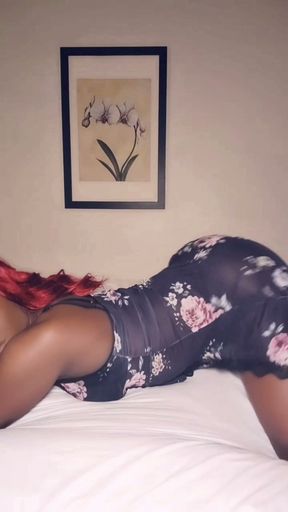 MY ASS SO FAT IM THIS DRESS PLUS YOU CAN SEE MY BBC THROUGH IT   Clip 3
