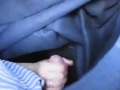 Spanish couple crazy handjob in a plane (amazing)