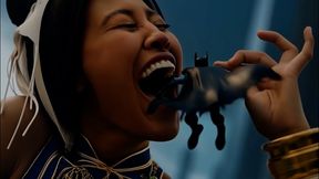 Chun-Li Snacks On Batman | Vore Eaten Alive