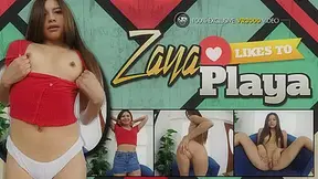 Zaya Cassidy in Zaya Likes to Playa - VR3000