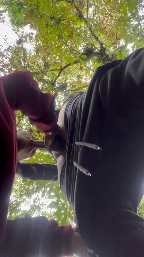 Sucking My Classmate’s Dick on Campus