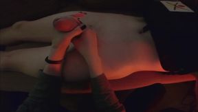 Trans Wife Chokes Military NEET Femboy's Mushroom Cock Cum Gush Explosion