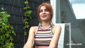 Regina Strips and Fucks Her Hairy Pussy with Sex Toy