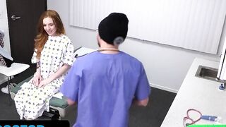 Perv Doctor - Beauty Red Haired Patient Getting Plowed Rough And