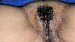 Waxing hairy vagina part 2