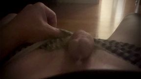 boy found his stepdad s self video of his soft cock premature cumming handsfree