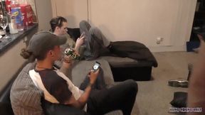 19yo Twink Choked Gushed Destroyed by 12 Big Cock Bareback Bulls