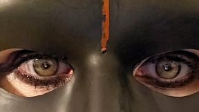 [Eye Fetish] Intense Masked Eye Contact - Close-Up Compilation