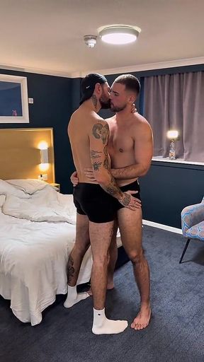 Big Tall Muscular Pig Tyler Blake Gets His Hole Destroyed by Super Tall Hung Eli Thorne Both Tall as Fuck Raw