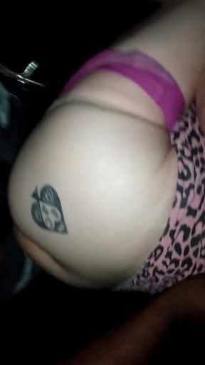 Backyard Bonfire Fucking Interracial Chubby Backshots Squirting Redhead Pt1