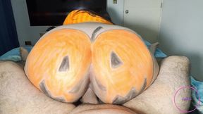 lizren - penetran mi enorme calabaza en halloween
