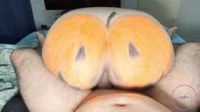 lizren - penetran mi enorme calabaza en halloween