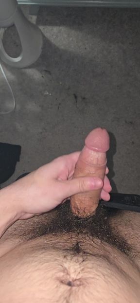 Rewetting myself after a long night out and cumming