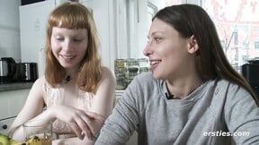 ”Ersties - Hot Talia Spoils Ginger Babe Bonnie With Twat Licks & Ice”