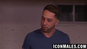 Andrew finally gets railed by a massive muscle hunk