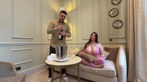Hot Threesome with a Sexy BBC Receptionist and My Boyfriend - Luna Doll