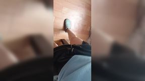 Her coworker and I secretly jerk off in the office