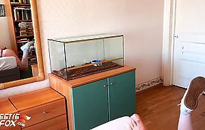 Stay Home - Blowjob Dick stepbrother & Hard Pussy Fuck in Mask