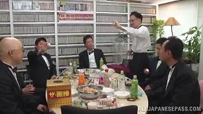 Covert Office Sex: Japanese Chick Gets Fucked While Coworkers Watch Live