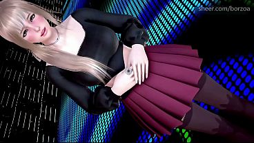 Blonde teen shows her wet and hungry pussy inside a restaurant [Mythic Manor - Naira 7]