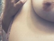 Milf Playing with her boobs and nipples