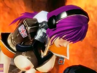 Hentai 3D - Super warrior and the alien - Hard H scene with nice art will make you cum