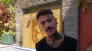Inked pervert from Latin America can fuck anyone he wants