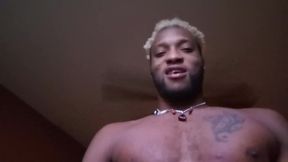 Kenniejai Jerks off for the Neighbor Huge Cumshot