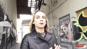 GERMAN SCOUT - Hard Anal Casting Sex for Russian Girl Aura Sin with Round Ass by Big Dick Agent