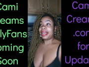 NEW Cami Creams OnlyFans Coming Soon - Ebony Black Girl BBW Big Lips Kitchen Wine Drinker Talking