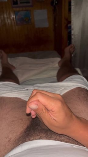 Solo Bedroom Masturbation Big Cumshot
