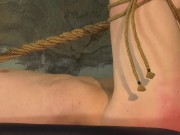 Leo Ocean reshapes bound ginger twink ass with cock