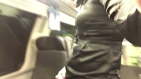 sweet ejaculation in the train