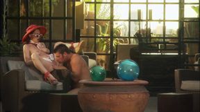 Big tit brunette Rayveness sucks and fucks a hard cock dry - Perv Milfs n Teens