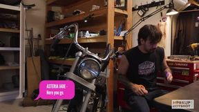 Asteria Jade Shoves Big Dick Deep Inside Her Asshole