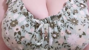 Dress Tit Play and Masturbation
