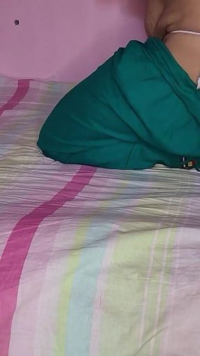 Bangladeshi Woman Cleaning the House Alone