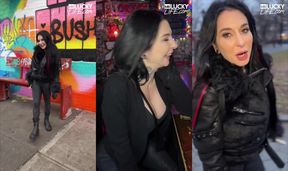 Tattooed Lady Explores Her Urban Sex Life in POV Adventure