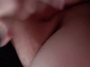 Bbw ftm cums in public parking lot as cars drive by