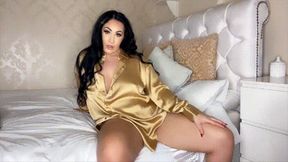 Golden Satin Seductress