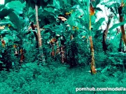 Horny Green Forest Elf Pissing and Jerking Off
