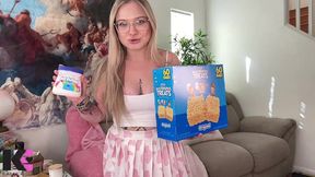 face stuffing & joi strokes for piggy