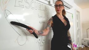 back to the classroom!! carolina lorca receives a sex lesson from an experienced mommy
