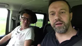 Curvy blonde likes outdoor fuck with the guy she just met