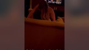 Husband Cums While Watching Wife Fuck Bull In Theater Room With Verified Amateurs